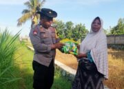 Bhabinkamtibmas Karang Bongkot Bergerak Nyata, Kawal Ketahanan Pangan Nasional Melalui Budidaya Jagung