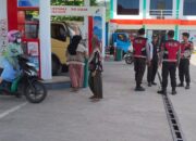 Pastikan Stok BBM Aman, Personel Samapta Polres Lombok Barat Intensifkan Patroli Dialogis