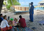 Pastikan Liburan Aman, Sat Polairud Polres Lombok Barat Beri Imbauan Khusus Bagi Orang Tua di Senggigi