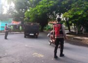 Polsek Bayan Laksanakan Rawan Pagi dan Himbauan Kamtibmas di Jalur Tanjung Bayan