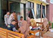 Sinergitas Antara Polri dan Nakes, PKM Monta Menggelar Pemeriksaan Kesehatan Bagi Anggota Polsek Monta