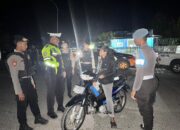 Patroli Humanis, Piket Gabungan Fungsi Polres Bima Kabupaten Cegah Tindak Kejahatan Jalanan di Malam Hari