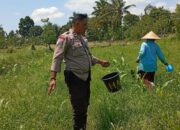 Bhabinkamtibmas Merembu Dorong Warga Perkuat Ketahanan Pangan