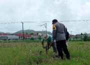 Polsek Labuapi Ajak Warga Karang Bongkot Mandiri Pangan
