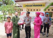 Bhakti Sosial, Menyabut Hari Bhayangkara ke-80, Polsek Donggo dan Bhayangkari Salurkan Bantuan Sembako Bagi Lansia