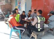 Perdana “Polantas Menyapa” Ngopi Bareng Komunitas Ojek Satlantas Polres Bima Edukasi Keselamatan Berlalulintas