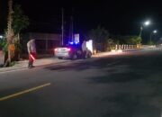 Patroli Strong Point Presisi Polri Polsek Gangga Terangi Jalan Gangga-Bayan