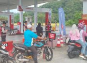 Jaga Kamtibmas, Personel Polres Lombok Barat Pantau Stok BBM di SPBU