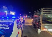 , Lampu Biru Nyala: Satlantas Lotara Kawal Jalan Raya Tanjung Sokong*