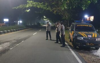 Polsek Kuripan Tekan Balap Liar Melalui Patroli Blue Light