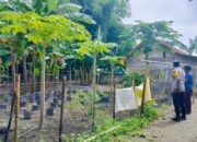 Polsek Labuapi Edukasi Warga Bajur Manfaatkan Pekarangan Rumah