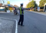 Polsek Tanjung Gelar Giat Rawan Pagi di Depan Pasar Umum Tanjung