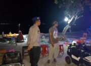 Polsek Gangga Gelar Patroli Blue Light, Imbau Warga Jaga Kamtibmas dan Waspada 3C