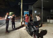 Cegah Balap Liar, Samapta Polres Lombok Barat Sisir Jembatan Kembar