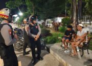 Cegah Aksi 3C, Sat Samapta Polres Lombok Barat Perketat Pengawasan di Pusat Keramaian Gerung