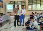 Tekan Angka Kecelakaan, Satlantas Polres Lombok Barat Sosialisasi Kamseltibcar Lantas di SMAN 1 Kuripan