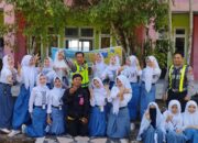 Edukasi Generasi Muda, Satlantas Polres Lombok Barat Gelar Pembinaan Saka Bhayangkara Krida Lantas di Sekotong