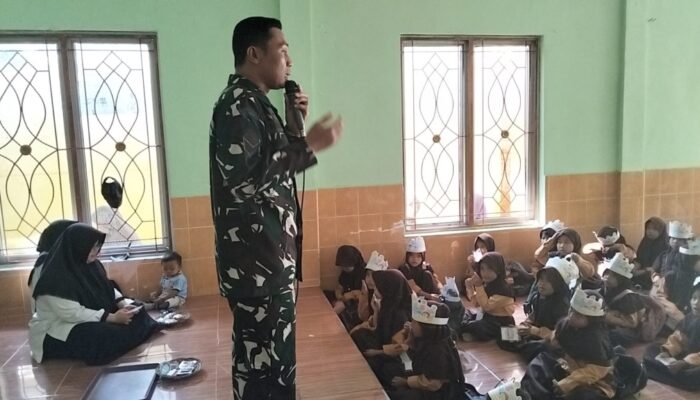 Cegah Bullying, Babinsa Langko Bekali Siswa Wawasan Kebangsaan