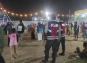 Polsek Tanjung Amankan Pekan Pemajuan Kebudayaan Lombok Utara 2026 di Lapangan Tioq Tata Tunaq