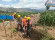 Komitmen Memajukan Sektor Pertanian, Bhabinkamtibmas Polsek Belo Hadiri  Peletakan Batu Pertama Program Percepatan Peningkatan Tata Guna Air Irigasi (P3-TGAI).