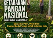 DUKUNG PROGRAM ASTA CITA KETAHAN PANGAN, ANGGOTA POLSEK KEREK POLRESTA TUBAN TURUN KE LAHAN PETANI