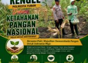 Polri Dukung Astacita, Polsek Rengel Polresta Tuban Turun Cek Tanaman Jagung Warga di Desa Sawahan