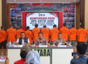 Operasi Antik Rinjani 2026: Ungkap 12 Kasus Narkoba, Polres Lombok Utara Ringkus 14 Tersangka 2 Diantaranya Pelajar