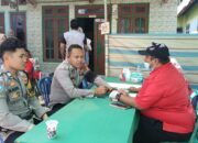 Setetes Darah Untuk Seribu Nyawa, Personel Polsek Madapangga Donor Darah Bersama Mahasiswa KKN Universitas STIE Bima
