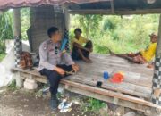Dorong Kemandirian Pangan Warga, Bhabinkamtibmas Desa Telagawaru Edukasi Pemanfaatan Lahan Produktif