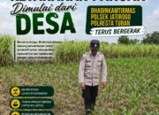 Dukung Astacita, Polsek Jatirogo Cek Langsung Ladang Jagung Warga Desa Ketodan