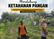 Polsek Tuban Dukung Ketahanan Pangan, Sambangi Warga dan Pantau Pemanfaatan Lahan