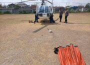 Kebakaran TPA Putri Cempo Solo, Helikopter Polairud Baharkam Polri BKO Polda Jateng Dikerahkan Gempur Api dari Udara