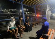 Patroli Dialogis Sat Polairud Polres Lombok Utara Jaga Kondusifitas Wilayah Pelabuhan Bangsal